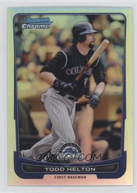 2012 Bowman Chrome - [Base] - Refractor #119 - Todd Helton