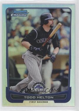 2012 Bowman Chrome - [Base] - Refractor #119 - Todd Helton