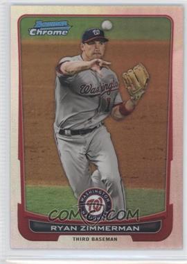 2012 Bowman Chrome - [Base] - Refractor #120 - Ryan Zimmerman