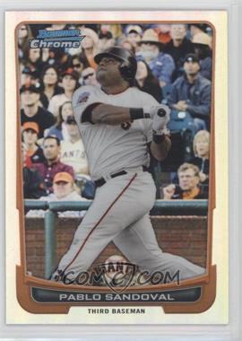 2012 Bowman Chrome - [Base] - Refractor #14 - Pablo Sandoval