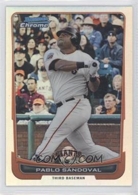 2012 Bowman Chrome - [Base] - Refractor #14 - Pablo Sandoval