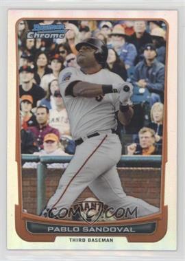 2012 Bowman Chrome - [Base] - Refractor #14 - Pablo Sandoval