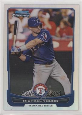 2012 Bowman Chrome - [Base] - Refractor #147 - Michael Young [EX to NM]