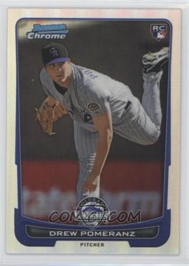 2012 Bowman Chrome - [Base] - Refractor #150 - Drew Pomeranz