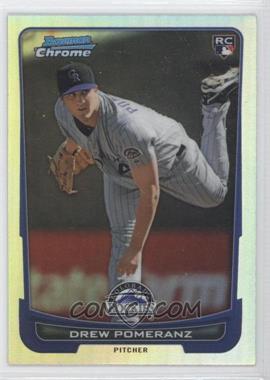 2012 Bowman Chrome - [Base] - Refractor #150 - Drew Pomeranz