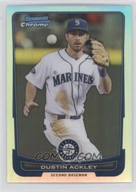 2012 Bowman Chrome - [Base] - Refractor #153 - Dustin Ackley