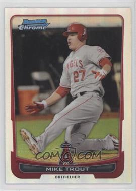 2012 Bowman Chrome - [Base] - Refractor #157 - Mike Trout