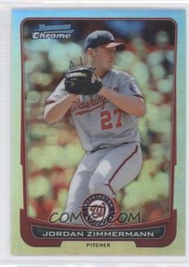 2012 Bowman Chrome - [Base] - Refractor #161 - Jordan Zimmermann