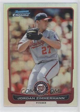 2012 Bowman Chrome - [Base] - Refractor #161 - Jordan Zimmermann