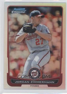 2012 Bowman Chrome - [Base] - Refractor #161 - Jordan Zimmermann