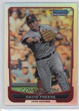 2012 Bowman Chrome - [Base] - Refractor #205 - David Freese