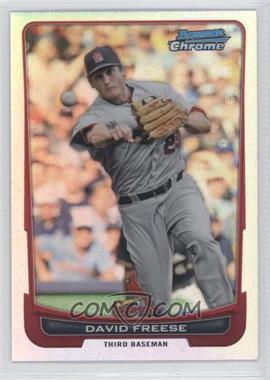 2012 Bowman Chrome - [Base] - Refractor #205 - David Freese