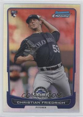 2012 Bowman Chrome - [Base] - Refractor #207 - Christian Friedrich