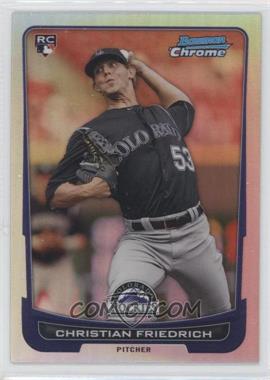 2012 Bowman Chrome - [Base] - Refractor #207 - Christian Friedrich