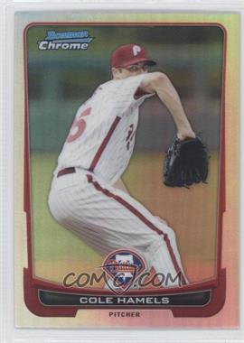 2012 Bowman Chrome - [Base] - Refractor #31 - Cole Hamels