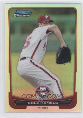 2012 Bowman Chrome - [Base] - Refractor #31 - Cole Hamels