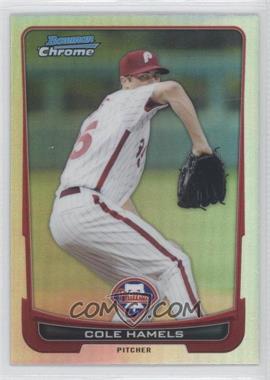 2012 Bowman Chrome - [Base] - Refractor #31 - Cole Hamels