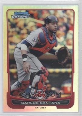 2012 Bowman Chrome - [Base] - Refractor #51 - Carlos Santana