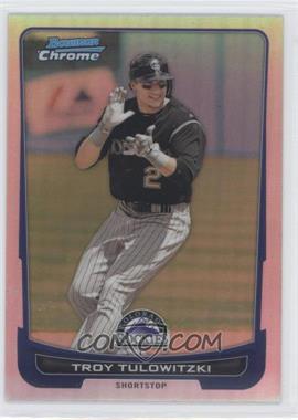 2012 Bowman Chrome - [Base] - Refractor #56 - Troy Tulowitzki