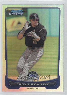 2012 Bowman Chrome - [Base] - Refractor #56 - Troy Tulowitzki