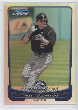 2012 Bowman Chrome - [Base] - Refractor #56 - Troy Tulowitzki