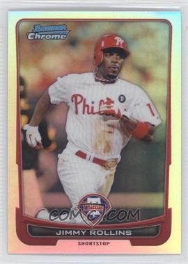 2012 Bowman Chrome - [Base] - Refractor #65 - Jimmy Rollins