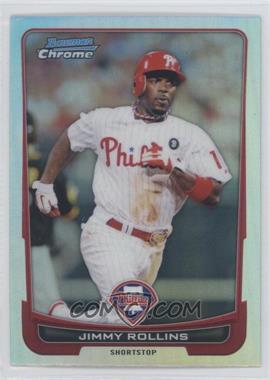 2012 Bowman Chrome - [Base] - Refractor #65 - Jimmy Rollins