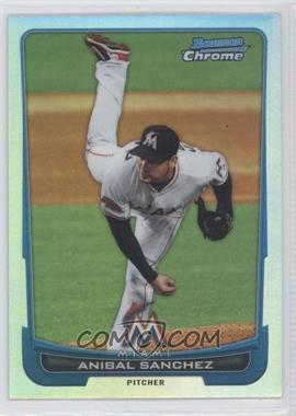 2012 Bowman Chrome - [Base] - Refractor #8 - Anibal Sanchez