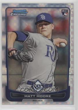 2012 Bowman Chrome - [Base] - Retail X-Fractor #108 - Matt Moore