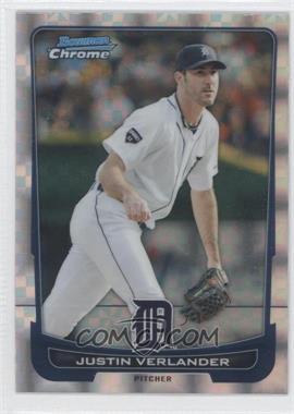 2012 Bowman Chrome - [Base] - Retail X-Fractor #218 - Justin Verlander