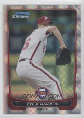 2012 Bowman Chrome - [Base] - Retail X-Fractor #31 - Cole Hamels