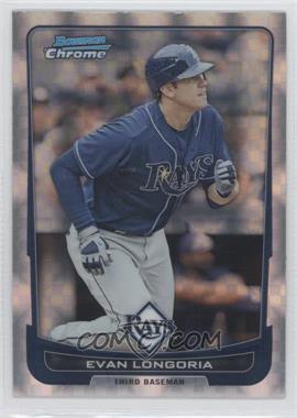 2012 Bowman Chrome - [Base] - Retail X-Fractor #58 - Evan Longoria