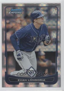 2012 Bowman Chrome - [Base] - Retail X-Fractor #58 - Evan Longoria