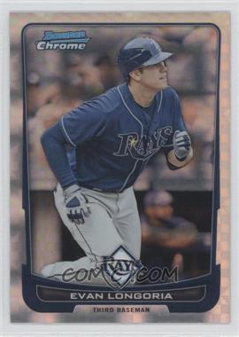 2012 Bowman Chrome - [Base] - Retail X-Fractor #58 - Evan Longoria