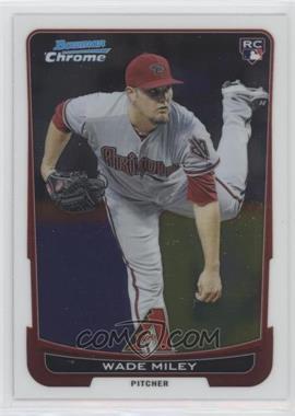 2012 Bowman Chrome - [Base] #159 - Wade Miley