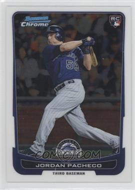 2012 Bowman Chrome - [Base] #168 - Jordan Pacheco