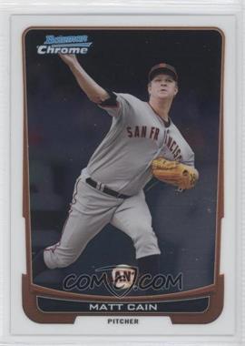 2012 Bowman Chrome - [Base] #195 - Matt Cain