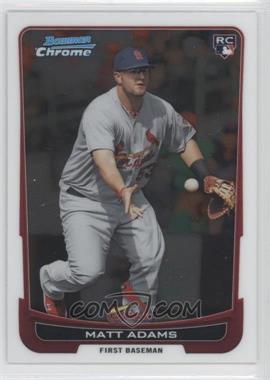 2012 Bowman Chrome - [Base] #215 - Matt Adams