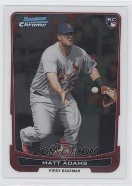 2012 Bowman Chrome - [Base] #215 - Matt Adams