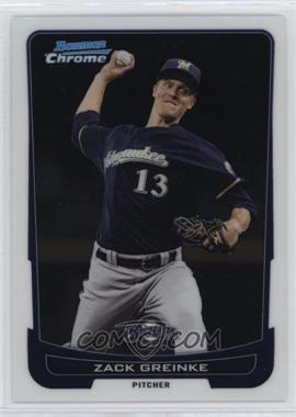 2012 Bowman Chrome - [Base] #27 - Zack Greinke