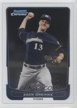 2012 Bowman Chrome - [Base] #27 - Zack Greinke