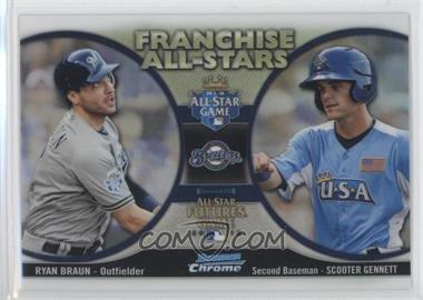 2012 Bowman Chrome - Franchise All-Stars #FAS-BG - Ryan Braun, Scooter Gennett