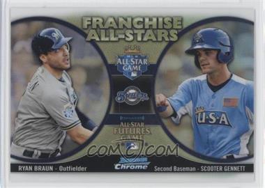 2012 Bowman Chrome - Franchise All-Stars #FAS-BG - Ryan Braun, Scooter Gennett