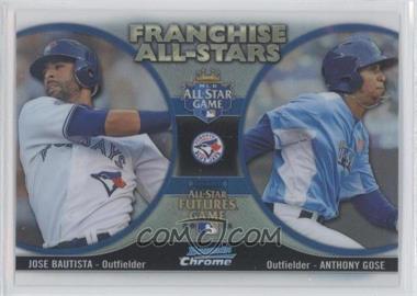 2012 Bowman Chrome - Franchise All-Stars #FAS-BGO - Jose Bautista, Anthony Gose