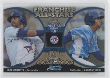 2012 Bowman Chrome - Franchise All-Stars #FAS-BGO - Jose Bautista, Anthony Gose