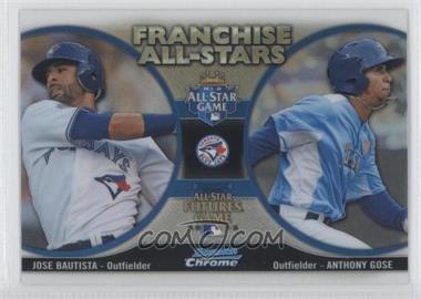 2012 Bowman Chrome - Franchise All-Stars #FAS-BGO - Jose Bautista, Anthony Gose