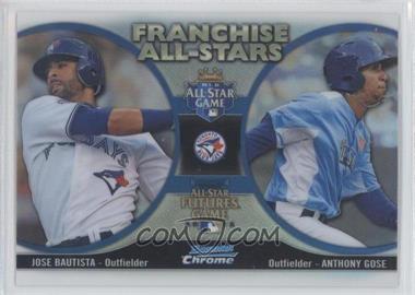 2012 Bowman Chrome - Franchise All-Stars #FAS-BGO - Jose Bautista, Anthony Gose