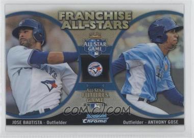 2012 Bowman Chrome - Franchise All-Stars #FAS-BGO - Jose Bautista, Anthony Gose