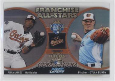 2012 Bowman Chrome - Franchise All-Stars #FAS-JB - Adam Jones, Dylan Bundy