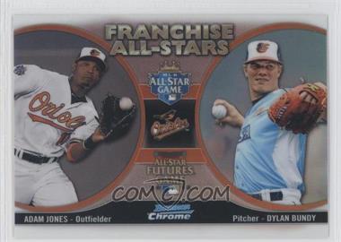 2012 Bowman Chrome - Franchise All-Stars #FAS-JB - Adam Jones, Dylan Bundy